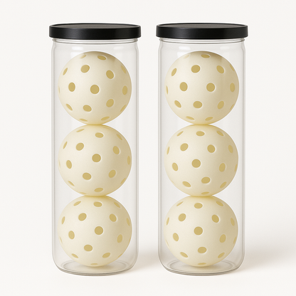 Pickleball Balls Packs - Ivory