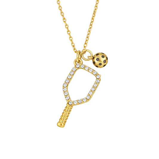 Pickleball Pendant Necklace